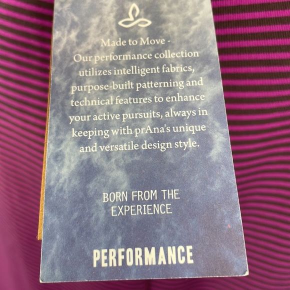 Prana Rebecca Dress in Vivid Viola. Purple with Brown Stripes. Size XL. NWT. - Picture 7 of 16